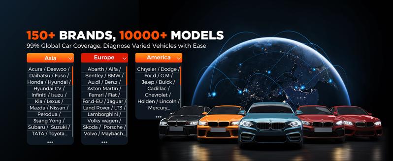 OTOFIX D1 Lite Bidirectional Scan Tool, Bluetooth OBD2 Scanner Diagnostic Tool, 2 Years Free Update, 38+ Services, CANFD & DoIP Protocols, All System Diagnoses, ABS Bleeding, Auto VIN