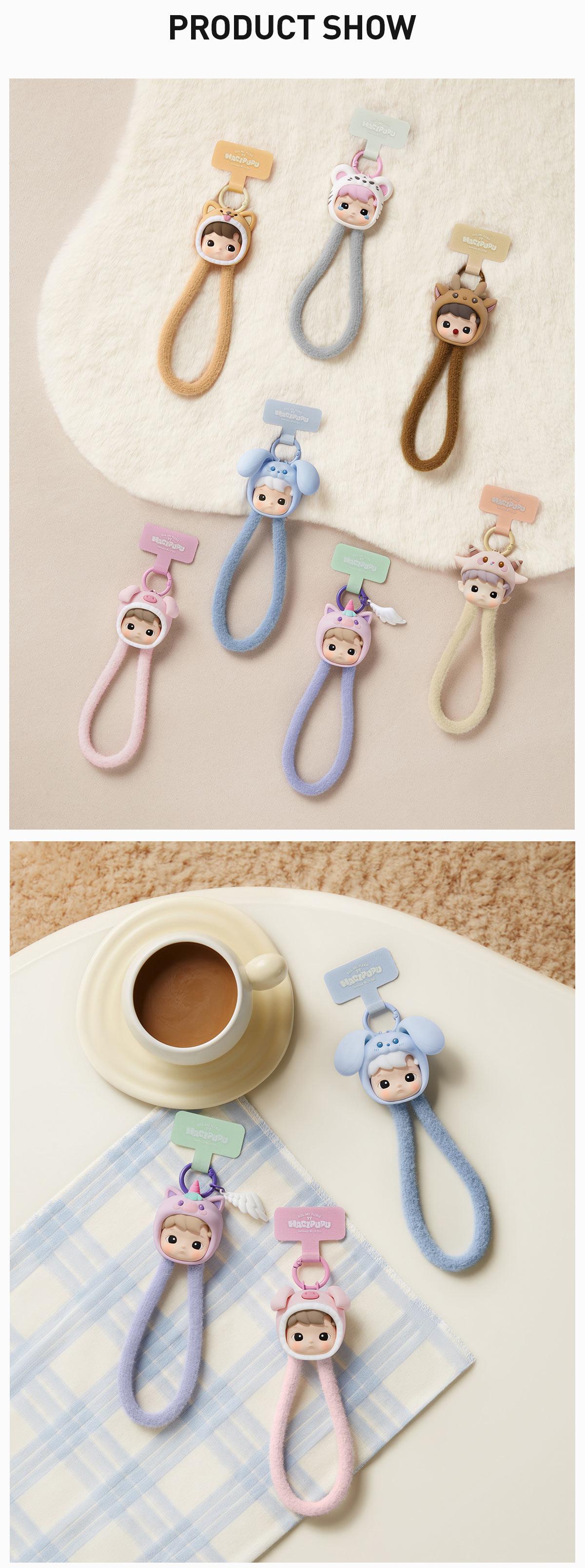 [Spanish]-HACIPUPU Snuggle With You Series – Caja Sorpresa de Correa para Teléfono