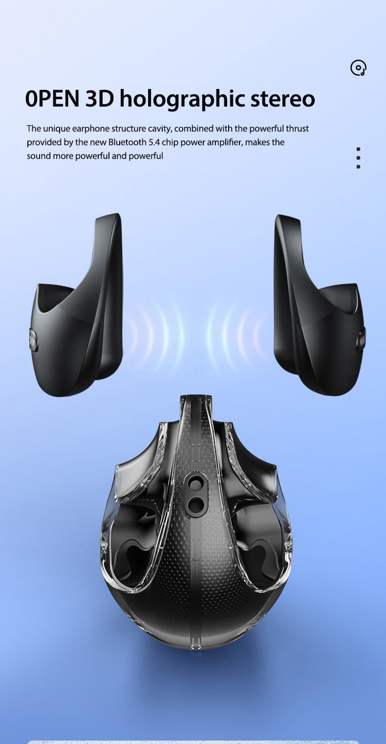 MINISO X15Pro Wireless Headphones Bluetooth 5.4 Sport Earphone Support 135 Languages HIFI Sound Quality