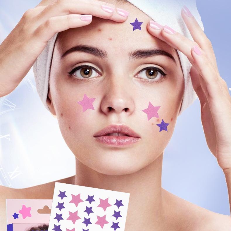 【156PCS】Star Shaped Hydrocolloid Acne Patch,Suitable for All Skin Types,Waterproof Acne Cover Patches, Repair and cover acne blemishes,Blemish Patches,Alcohol-Free Sensitive