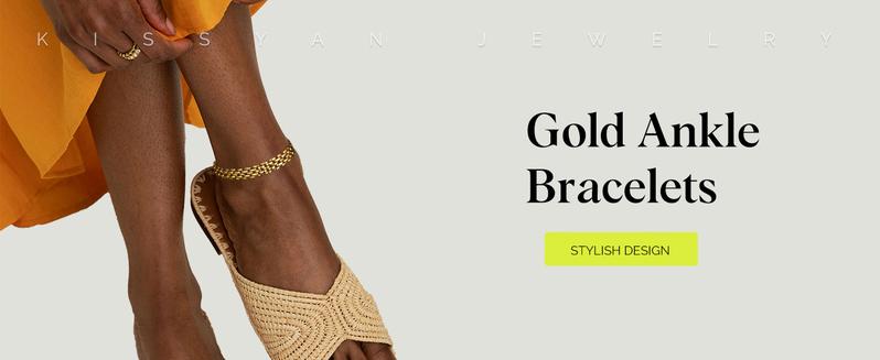 KissYan Gold Ankle Bracelets for Women, 14K Gold Anklets Chunky Cuban Link Chain Summer Beach Foot Jewelry Gifts & Jewelry for Christmas Gifts  9" or 11" Adjustable Extension Chain Valentine's Day Gifts