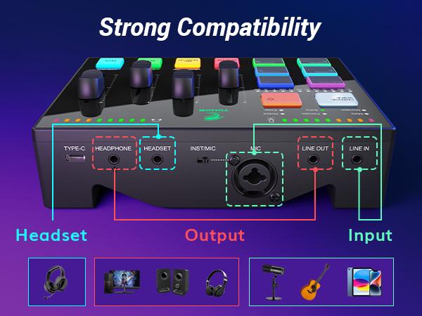 TONOR TD310/TD310+ USB/Type C Dynamic Microphone with Quick Mute Function, RGB Lighting, and Compatible with Phone, PC, PS4/PS5, and Studio Recording