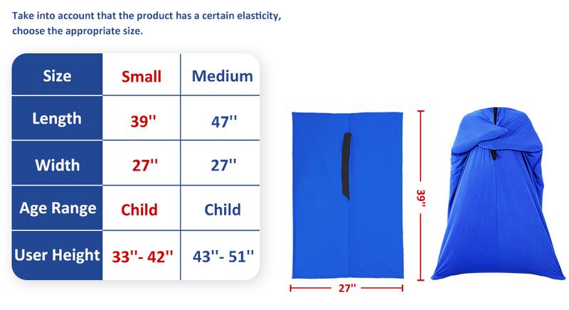 OUTREE Sensory Body Sock for 3+ Years Old, Full Body Sock Provides Deep Pressure Input, Relaxing Sensory Toys for Autistic Children with A Carrying Bag, Summer Turn Up & Father's Day Deal