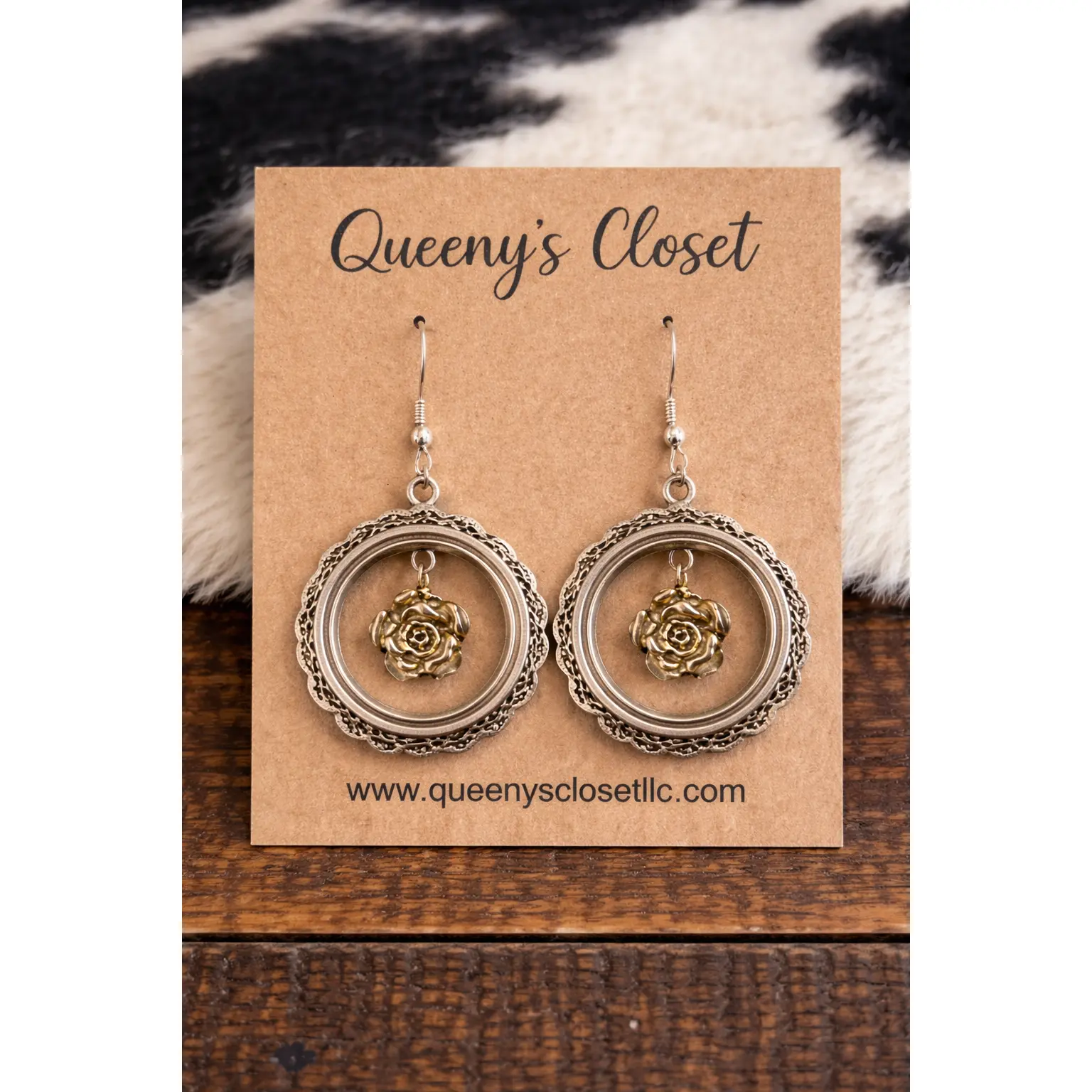 THE GARDEN ROSE EARRINGS