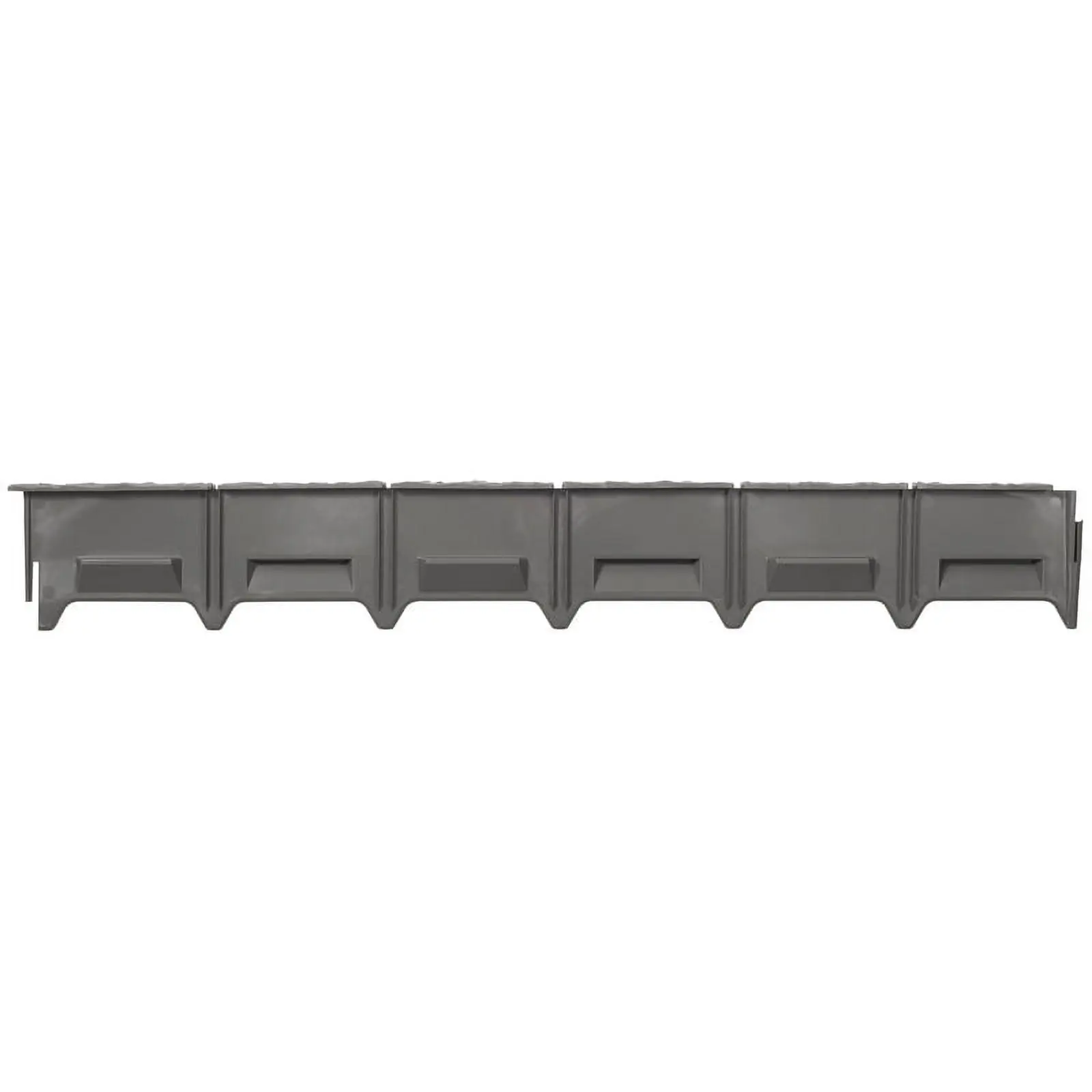 Master Mark Poundable Versa Edge Plastic Outdoor Border Edging - 3 ft x 5.25 in, Black, Pack of 36, for Home Improvement, Garden Supplies, Raised Beds