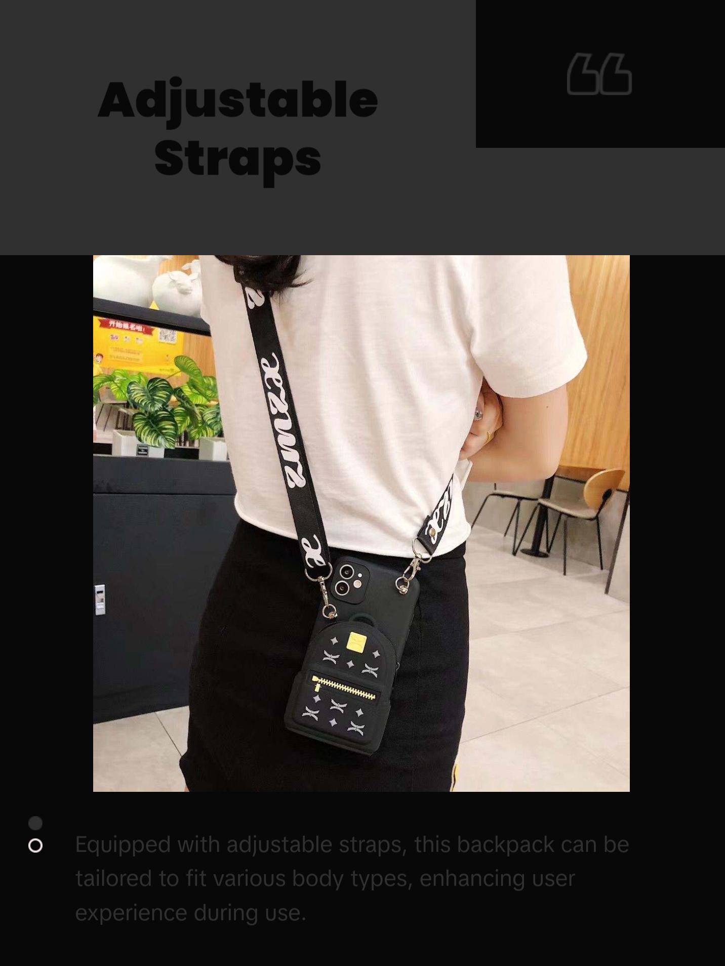 Case with mini backpack