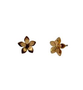 Mini Guayacan Flower Stud Jewelry Earrings