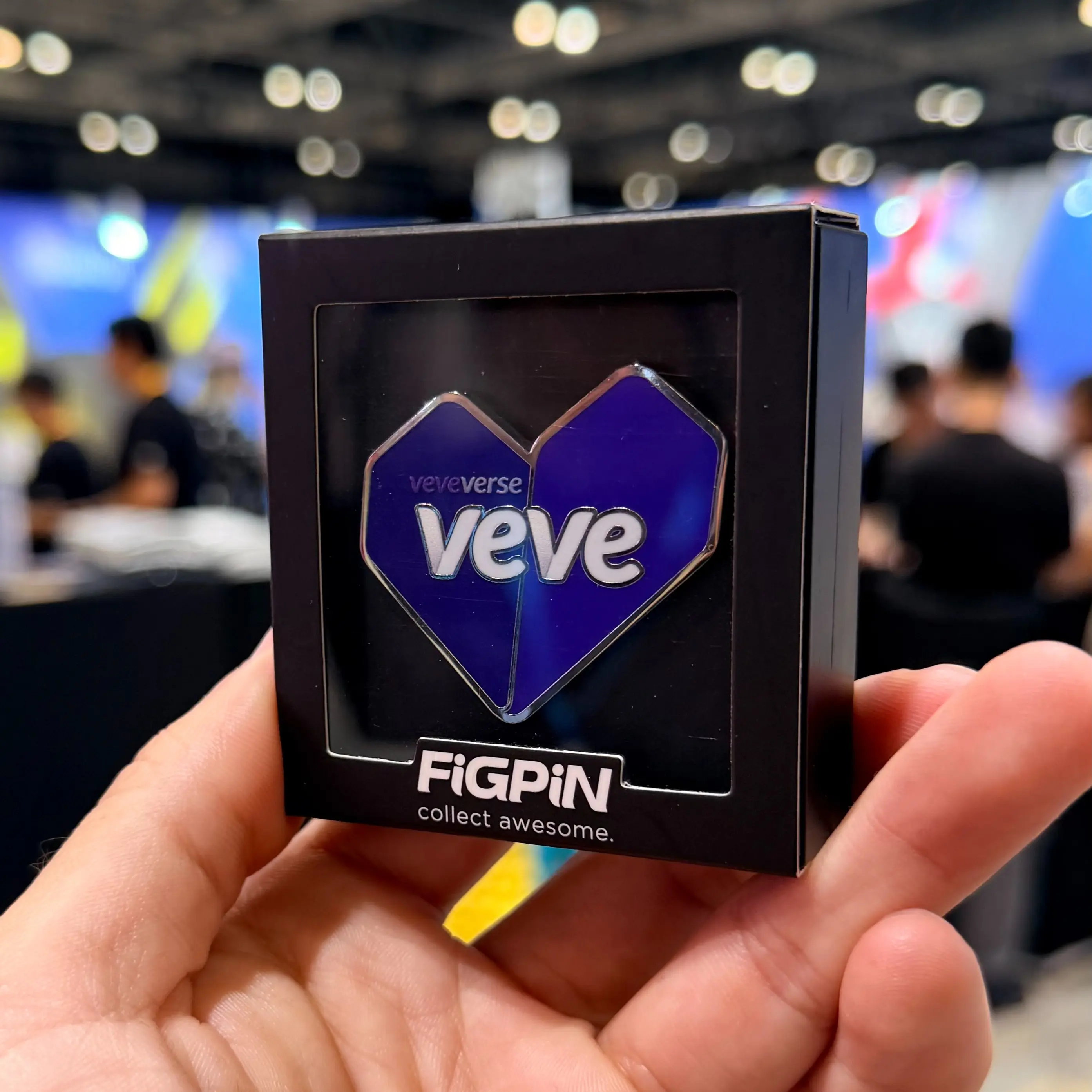 VeVe x FiGPiN - VeVeVerse Purple Logo Pin VeVe x FiGPiN - VeVeVerse Purple Logo Pin