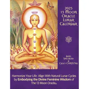 2025 13 Moon Oracle® Lunar Calendar: Harmonize Your Life: Align With Natural Lunar Cycles by Embodying the Divine Feminine Wisdom of The 13 Moon Oracle Paperback – Large Print, December 7, 2024