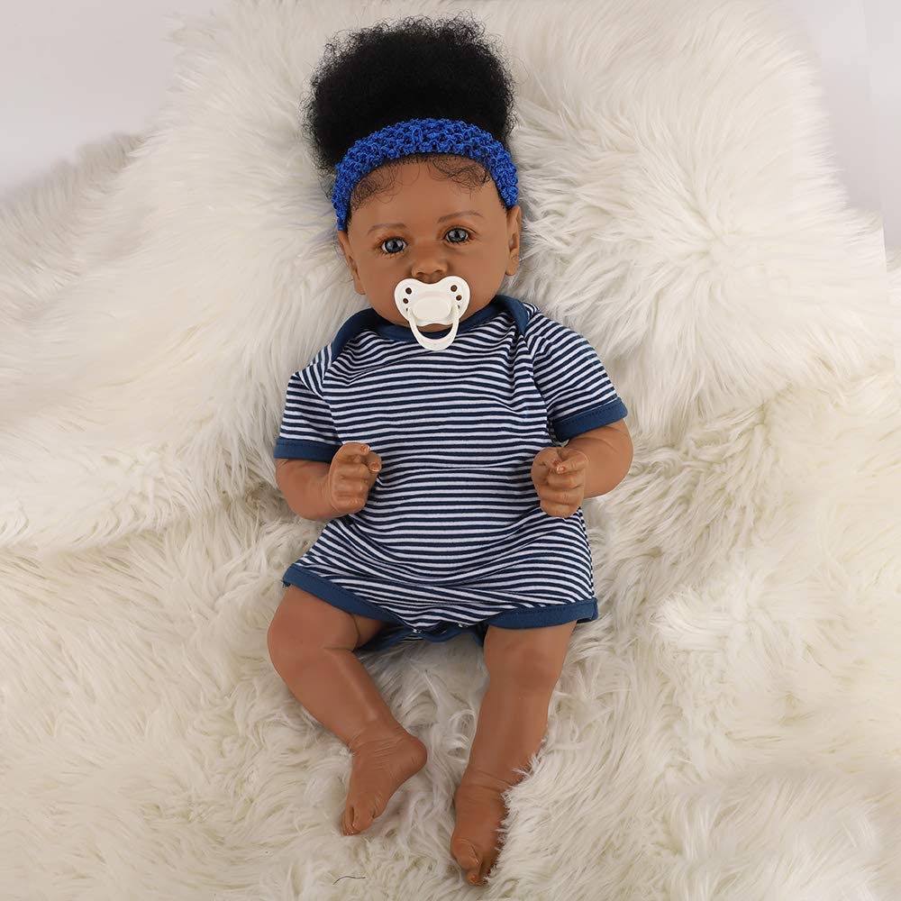 22 inches/55 cm vinyl girl doll with a cute face; lifelike reborn artist doll; realistic resurrection girl doll for collecting; perfect for holidays, birthdays, and Halloween; ideal Christmas gift for children aged 3 and up 22 inches/55 cm vinyl girl doll with a cute face; lifelike reborn artist doll; realistic resurrection girl doll for collecting; perfect for holidays, birthdays, and Halloween; ideal Christmas gift for children aged 3 and up