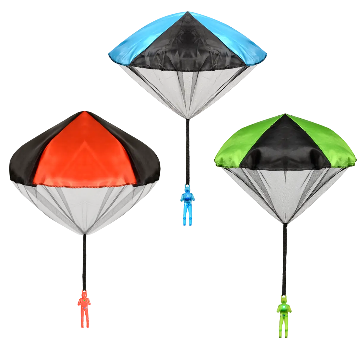 Flashing Light-Up Tangle Free Toy Parachute