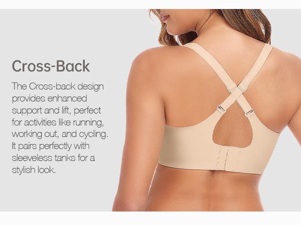 Vertvie Jelly Bra Women V Neck Wireless Water Droplet Push Up Bras No Underwire Seamless Bra Full Coverage Supportive Bralette Everyday T-shirt Bra