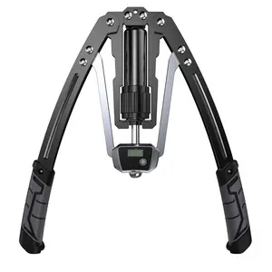 Twister Arm Trainer - 3-in-1 Hydraulic Chest & Arm Workout Equipment with Ab Roller | Adjustable Resistance 22-440 lbs