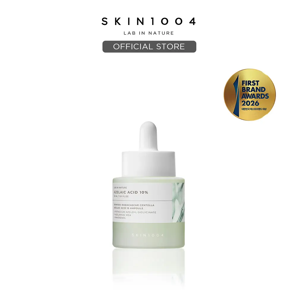 [SKIN1004 Official Shop] LAB IN NATURE Azelaic Acid 10 Ampoule 30ml - Blemish Care, Visible Redness Soothing, Texture Refinement, Lightweight Hydration for Blemish-Prone Skin - Facial