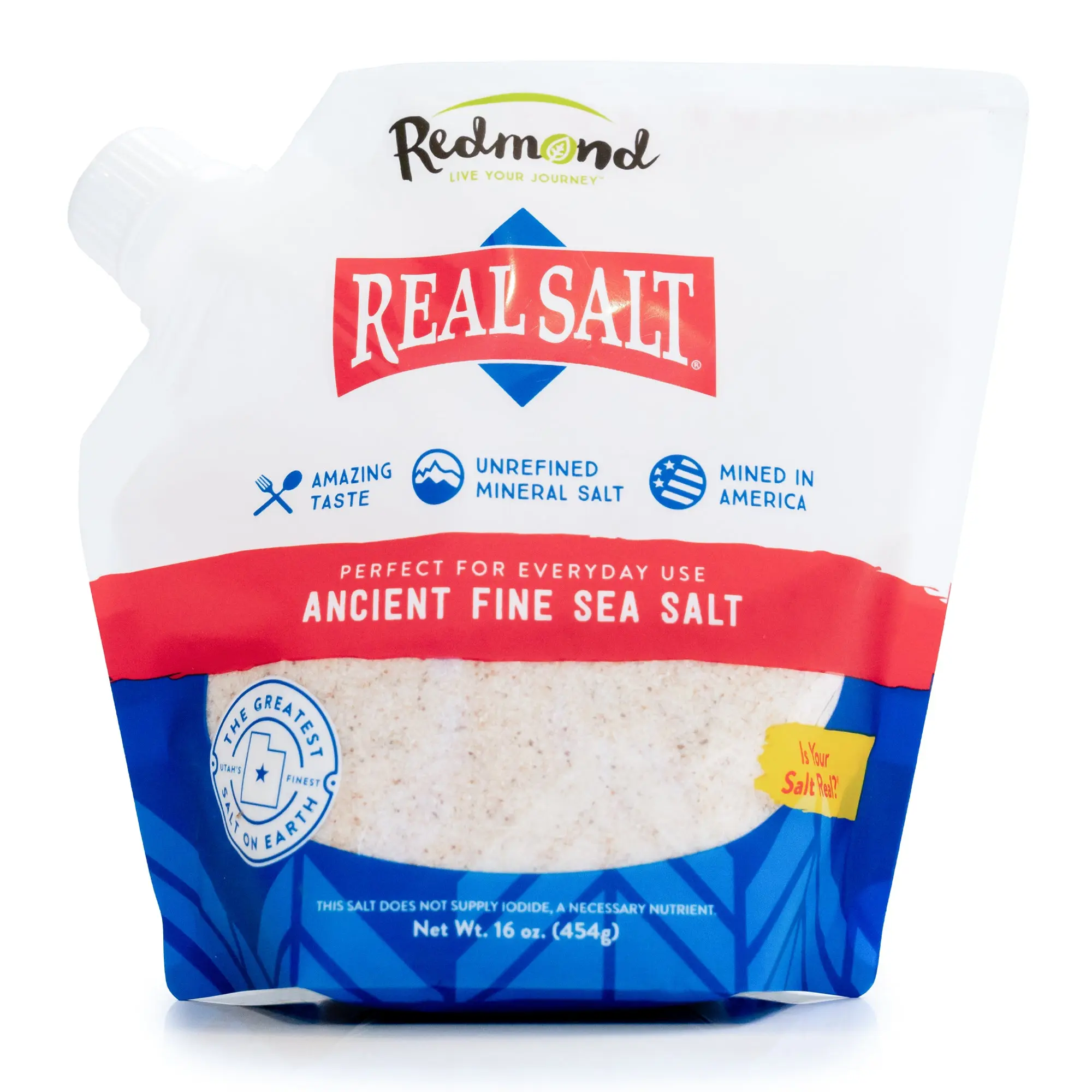 Real Salt Fine 16 oz Pouch