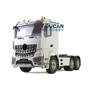 1/14 RC 3Axles Low Top Tractor Truck Trailer KIT DIY Model Motor