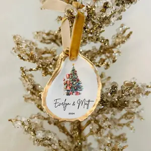 Nutcracker Christmas Tree with Name Date Ornament