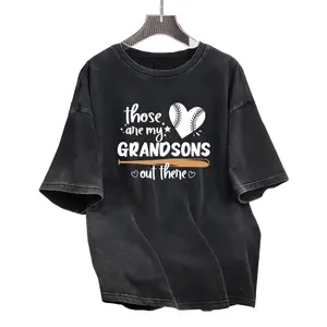 Thanksgiving & Christmas Gift – Proud Grandparents Baseball T-Shirt with Warm Design