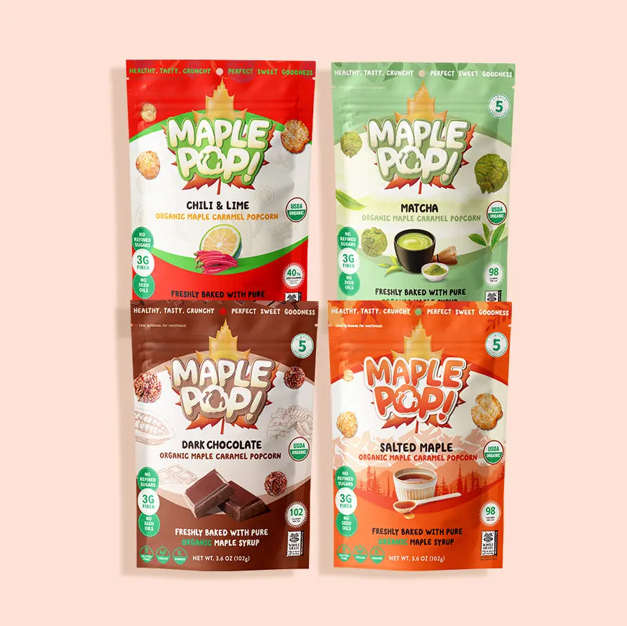 Better Together Foods | Maple Pop - Single & Variety Flavors (4-Packs)