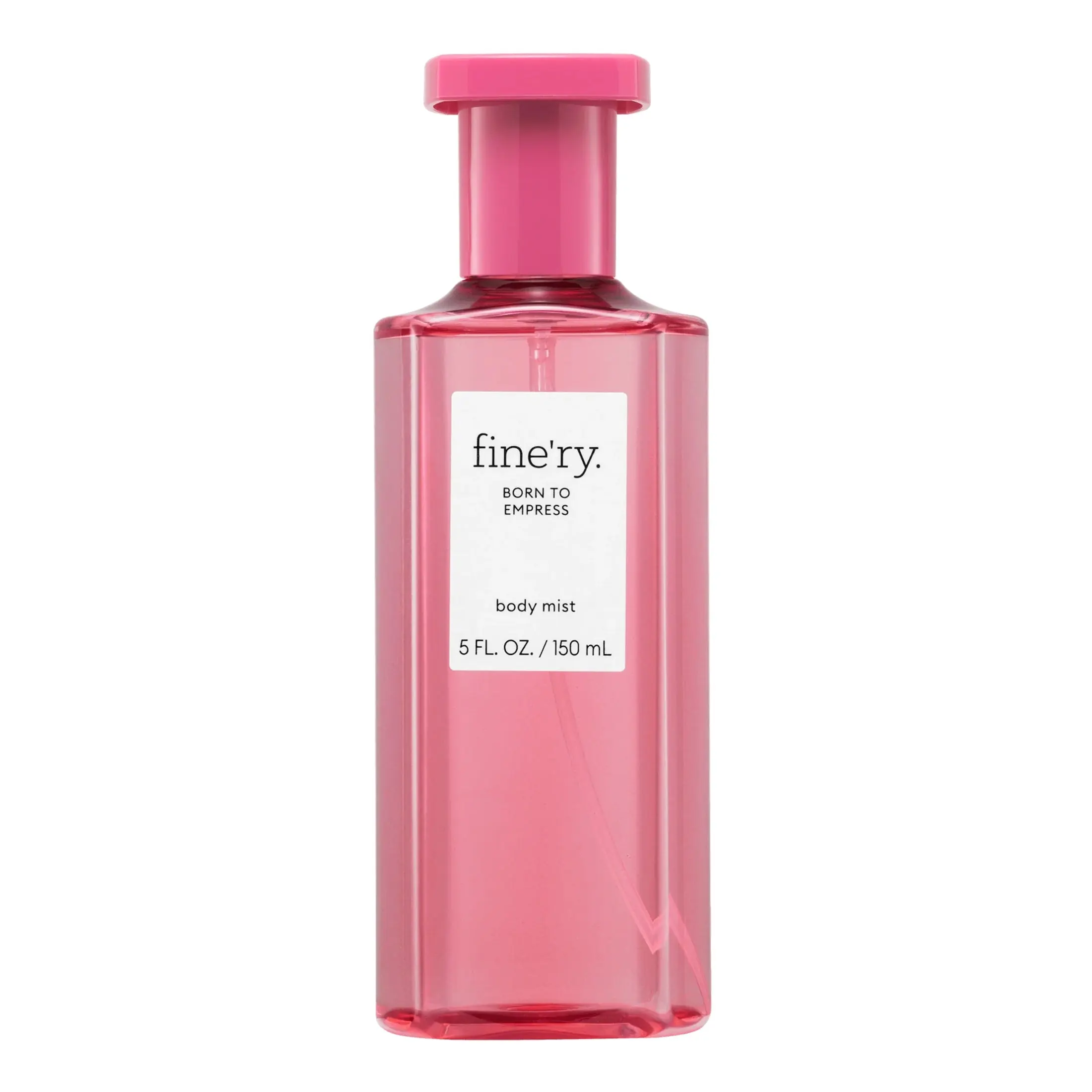 fine'ry. Born to Empress Body Mist, Women's Rose Fragrances with Notes of Rhubarb & Cypress Wood, 150ml Spray Bottle