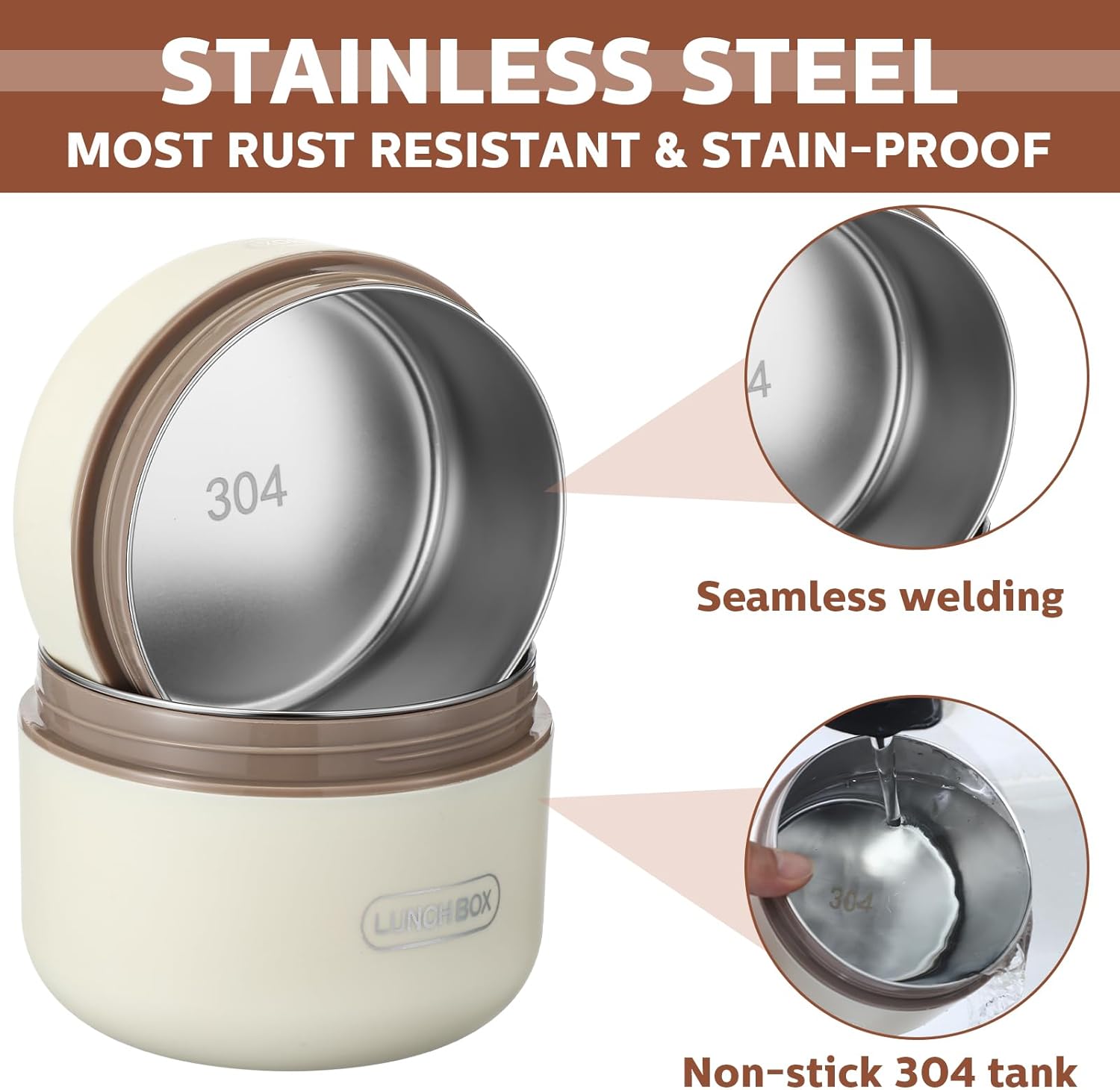 4-Layer Stainless Steel Tiffin Box with Insulated Carry Bag – Stackable Metal Meal Prep Container, Leak-Resistant Portable Food Storage System for Adults & Kids