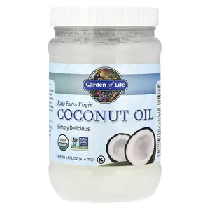 Garden of Life Raw Extra Virgin Coconut Oil, 14 fl oz (414 ml)