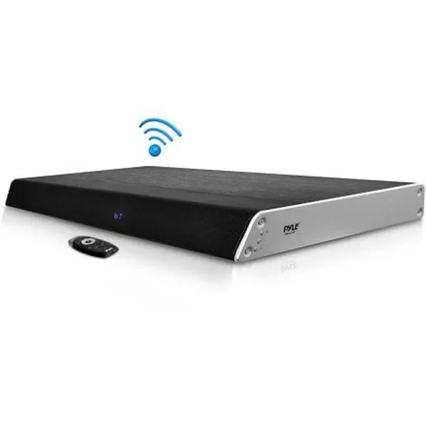 Pyle Home Bluetooth Tabletop TV Sound Base Soundbar Digital Speaker System