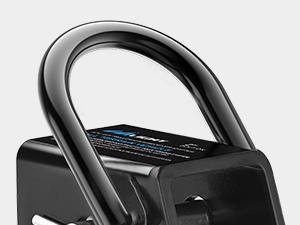 Nilight 2 Inch Rear Trailer Hitch Receiver Kit for ATV UTV Rear Bumper Tow Hook Black Hitch Cover Kit Outdoor Fishing Equipment Fishing Stuff Fishing Bundle