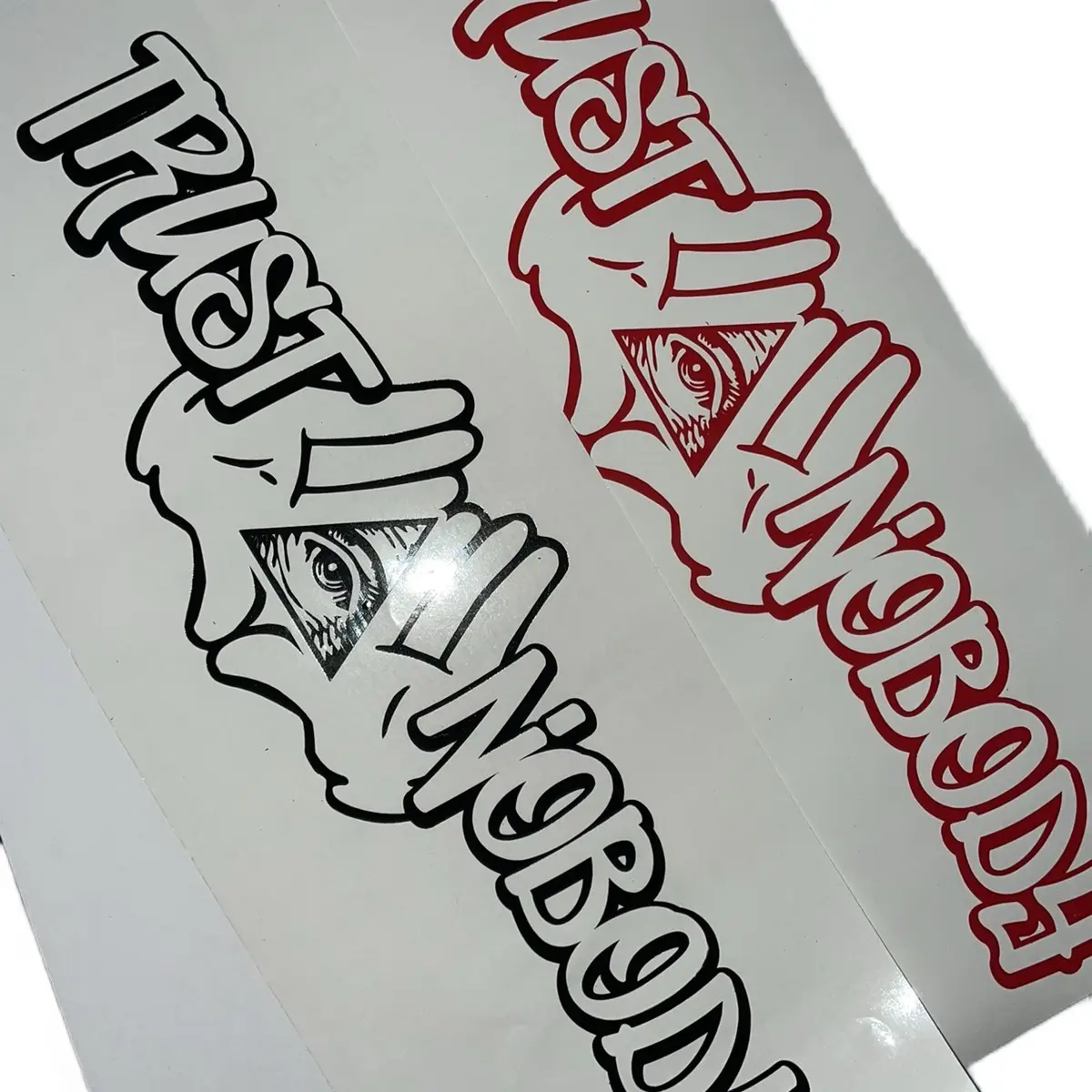 Trust Nobody Adhesive Decals, High-Quality Materials Car Accessories, Multipurpose Exterior Car Vehicle Decoration