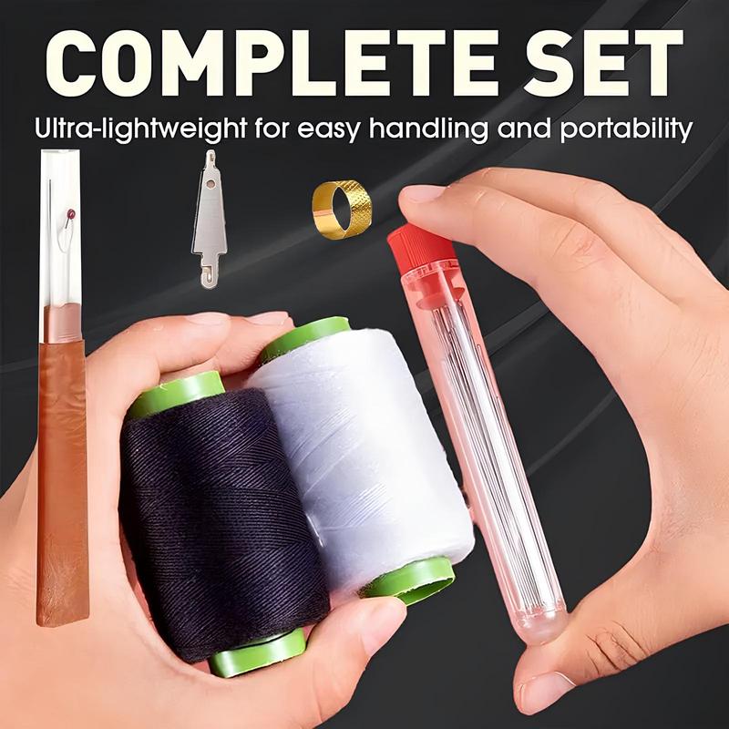 Basic Sewing Kit for Adults:Newly Upgraded 36 Pcs Premium Sewing Supplies Set - Complete Sew Kit of Needle and Thread for Beginners - Travel Emergency - Basic Home Hand Sewing Repair Kits