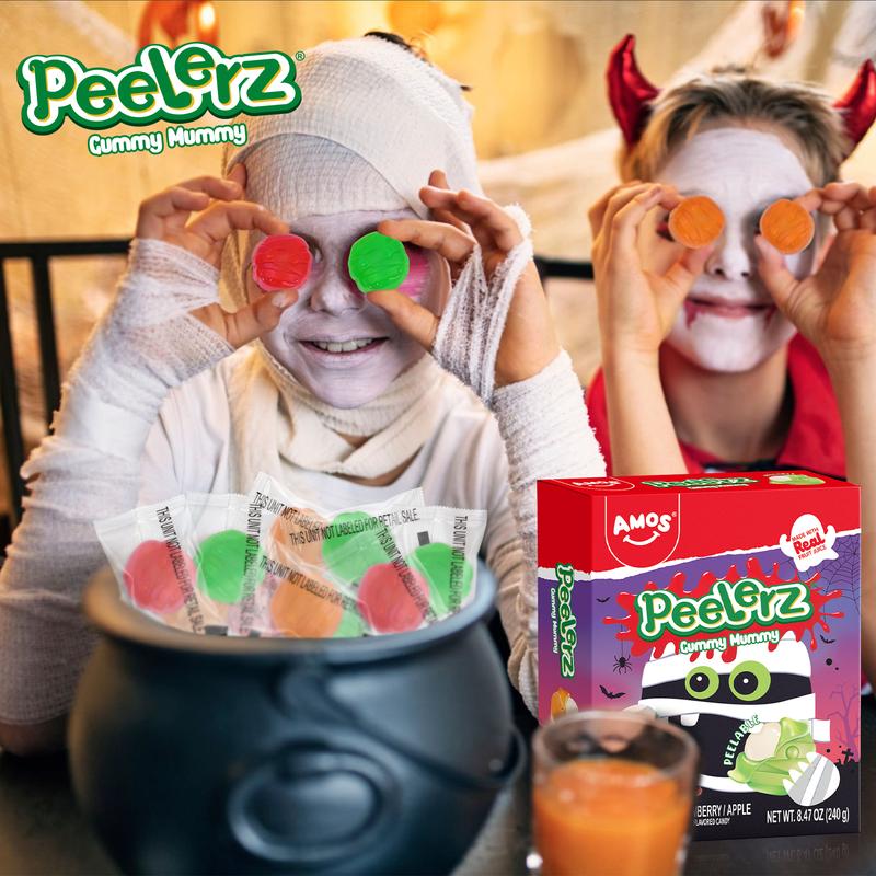 Amos Halloween Gummy Party Pack – Eyeballs, Body Parts, Mummy & More! | Spooky Candy Box for Trick-or-Treating | FREE Gift Bag Included Amos Halloween Gummy Party Pack – Eyeballs, Body Parts, Mummy & More! | Spooky Candy Box for Trick-or-Treating | FREE Gift Bag Included