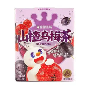MIXUE Hawthorn Plum Tea Bags - 5 Packs (80g) | Sour & Sweet, Appetizing Herbal Infusion for Digestion