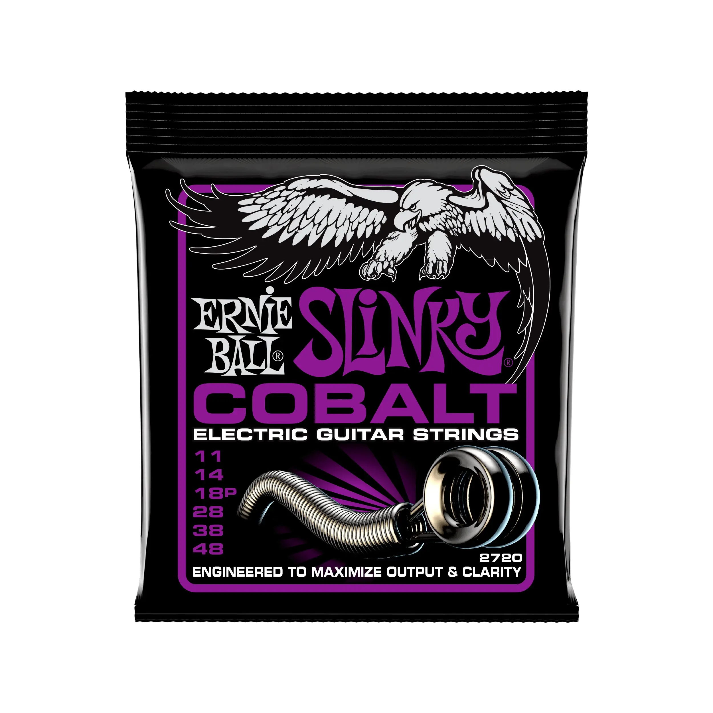 Ernie Ball Power Slinky Cobalt Electric Guitar Strings - 11-48 Gauge Ernie Ball Power Slinky Cobalt Electric Guitar Strings - 11-48 Gauge