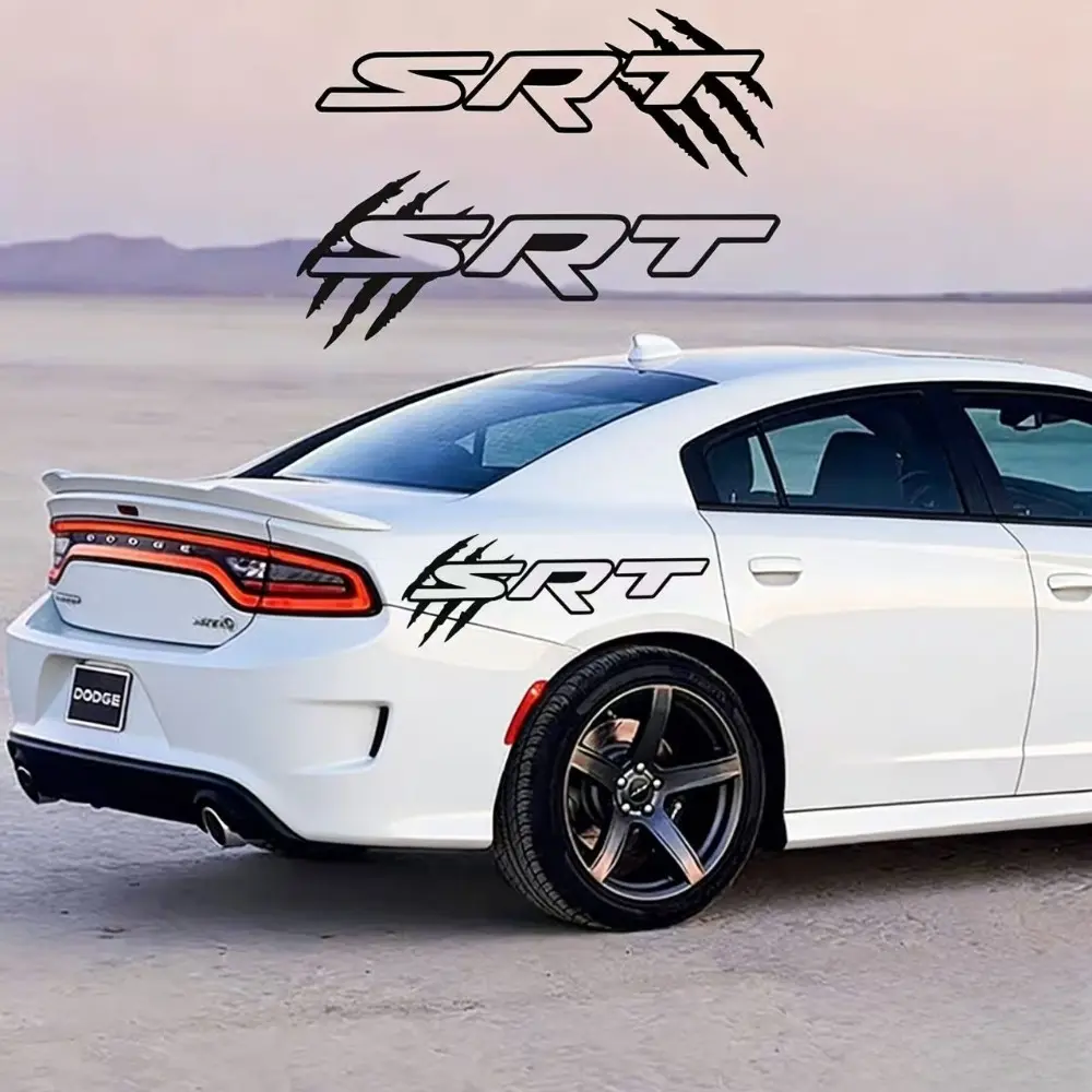 Dodge SRT Scratch-Resistant Car Sticker for Warhorse & Challenger Water ...