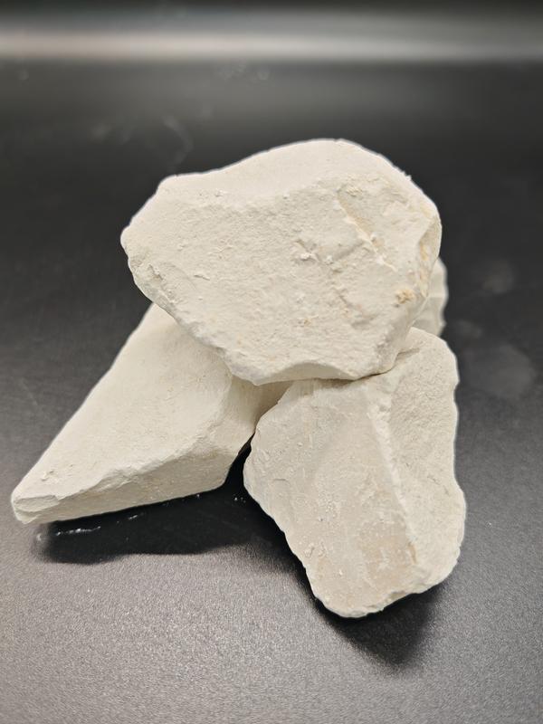 clay Edible Gray Clay Chunks 100% Natural Zero Additives Food Grade & Cosmetic Grade Slightly Adhesive 4oz 113g for Versatile Uses Craft