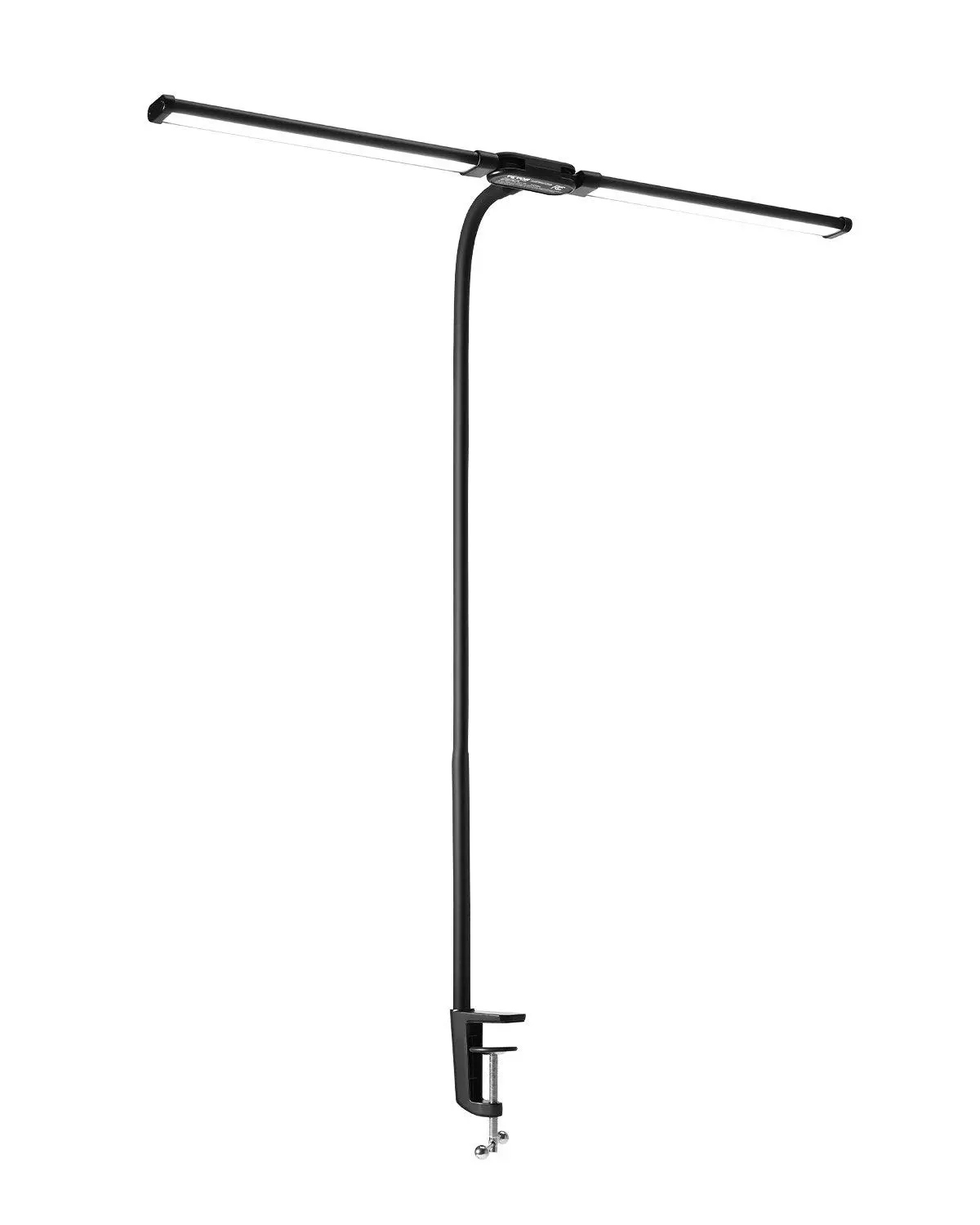 【Back to School】VEVOR Clamp Mount LED Desk Lamp, Double Head with 360° Adjustable Gooseneck, 24" Extension, 160 High-Brightness LED Beads, Timer, Memory Light Recall, Adjustable Lighting for Drawing, Study