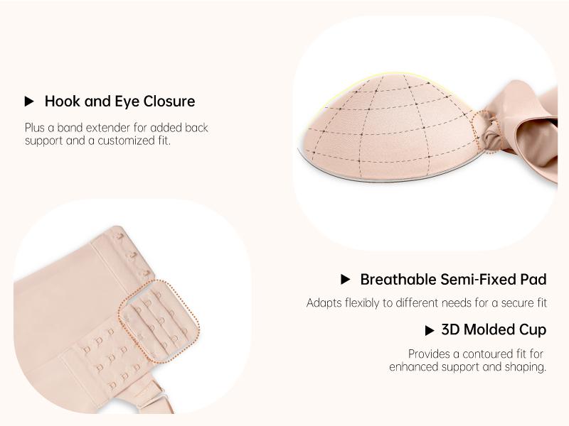 OEAK Seamless Scalloped Bras for Women No Underwire Wireless Push Up Bra Soft Support Full Coverage Comfort Everyday Bra