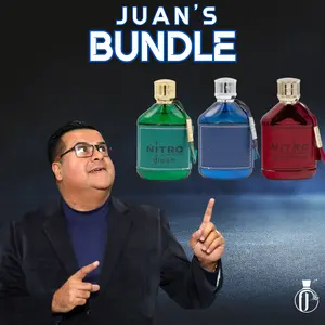 Dumont Juan's Multi-Pack Nitro Eau De Parfum, 100 ML Unisex Wear Fragrance with Intense Green, Blue, Red Notes, Vanilla, Saffron & Jasmine