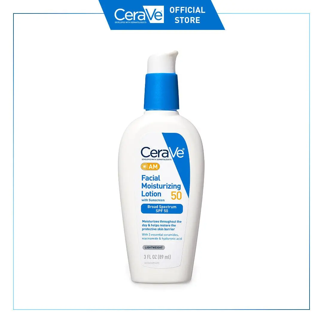CeraVe Am Moisturizing Lotion SPF 50 | Normal to Dry Skin