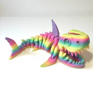 Giant Skeleton Shark - 3D Printed Articulating