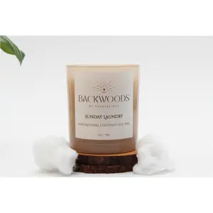 Sunday Laundry All Natural Wooden Wick Candle