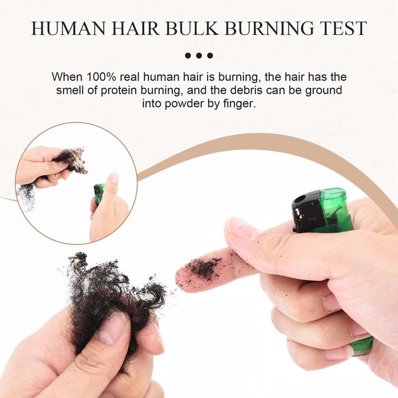 Pre Stretched Braiding Hair for Braids Twists Soft Human Hair Kinky Straight Texture 100% Virgin Hair Extensions