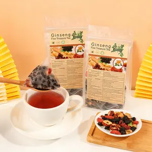 treasure kidney tea Buy one get one free, get two big bags| Contains 6 precious natural ingredients, including goji berries, mulberries, maca, and polygonatum | Caffeine-free for a boost of daily health | The perfect gift for both men and women