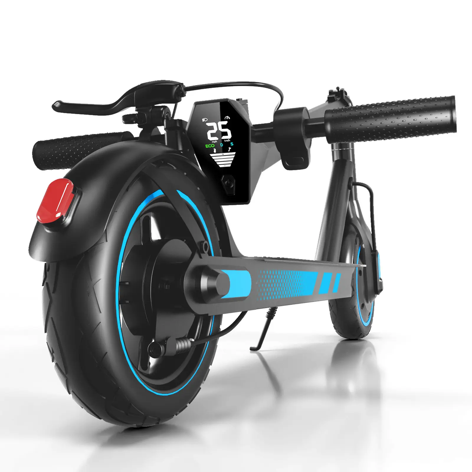 Unisex Adult Rechargeable Electric Folding Scooter - 500W Motor, 28MPH Speed, 22Mi Range, 10.5Ah Battery, Nonslip Tires, Multi-Speed Modes, Front and Rear Disc Brakes, App Control, Lights, Official Warranty for City Commute, Front And Rear Disc Brake, Mod