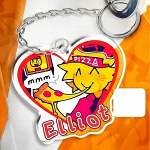 Elliot Keychain, Roblox Forsaken Keychain, Elliot Forsaken Keyring | Unique Keychain Designs | Perfect for Backpacks, Keys and Gifts | High Quality and Customer Favorite Items