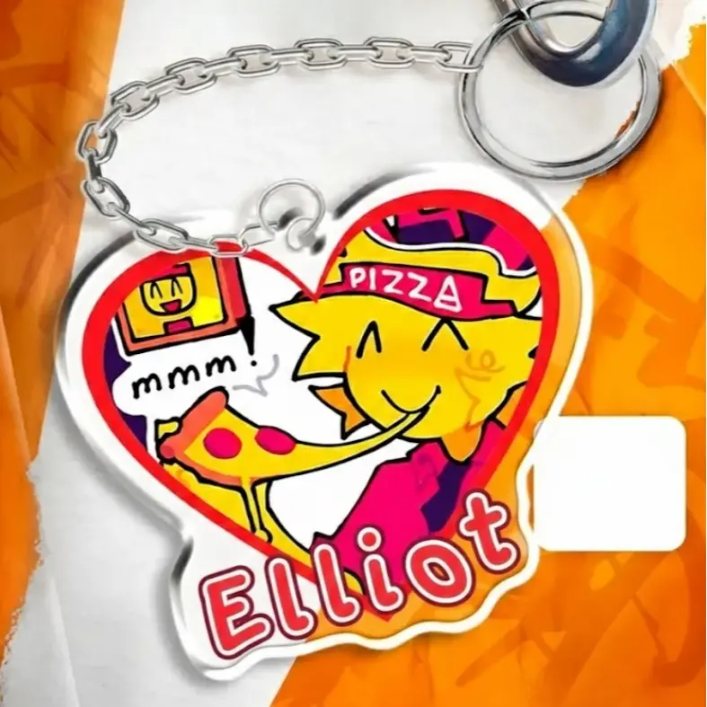 Elliot Keychain, Roblox Forsaken Keychain, Elliot Forsaken Keyring | Unique Keychain Designs | Perfect for Backpacks, Keys and Gifts | High Quality and Customer Favorite Items
