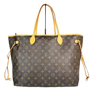 Pre-owned Louis Vuitton Leather Shoulder Bags Monogram Canvas Neverfull GM Tote Shoulder Bag