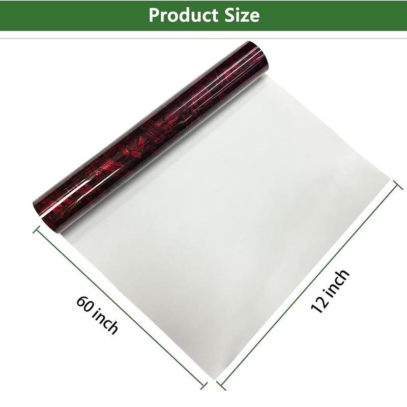 60 x 12 inch Froged Carbon Car Body Sticker Decal, 7D Vinyl Film Wrap Protector Sticker, 1 x 5FT Self-Adhesive Air Bubble Free Easy to Install, Universal For All Cars SUVs Sedan Coupe Truck Pickup Bike Motorcycle