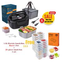 1.5L/Black/ABY+20Pcs Snack box