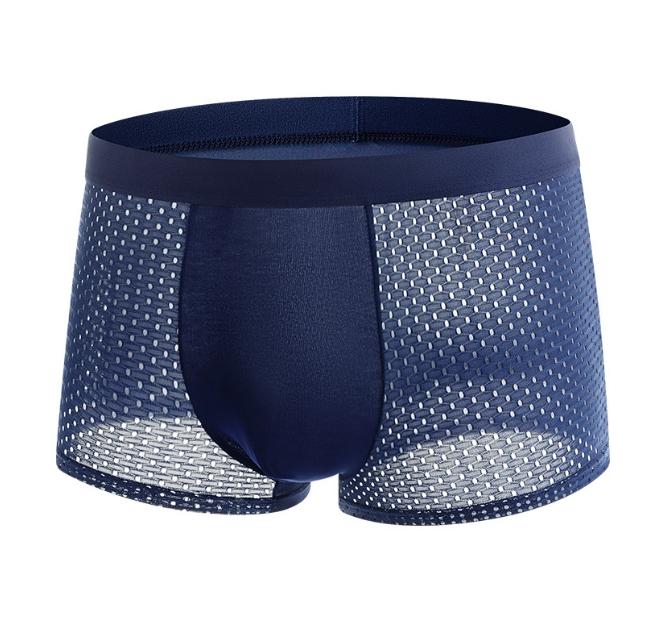 Breathable mesh ice mesh underwear men's boxer briefs fashionable men's underpants Menswear Lingerie Outdoorfun Fathersdaygift Athletic